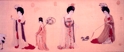 Ladies Wearing Flowers