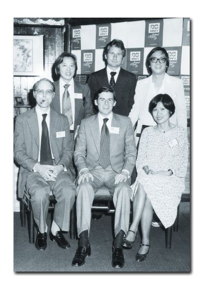 James Wong (back row, first right) was one of the founding members of CASH