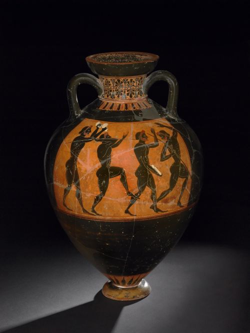 Black-figured Panathenaic prize-amphora