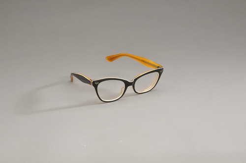 Lydia Sum's iconic black-rimmed glasses