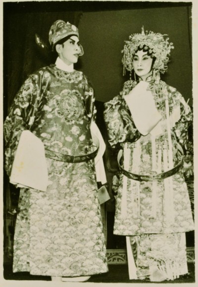 (From left) Yam Kim Fai and Pak Suet Sinin the stage adaptation of The Peony Pavilion.