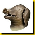 Bronze Pig's Head