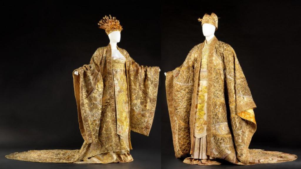 Emperor and empress court robes