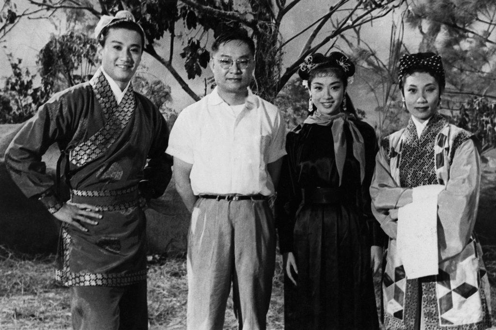 Jin Yong and the Main Cast of the Film The Giant Eagle and Its Companion