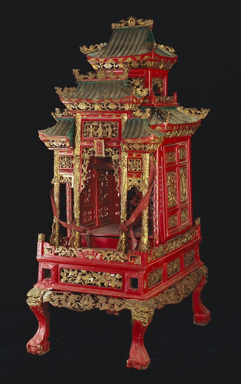 Divine sedan chair for the procession held during Tin Hau Festival