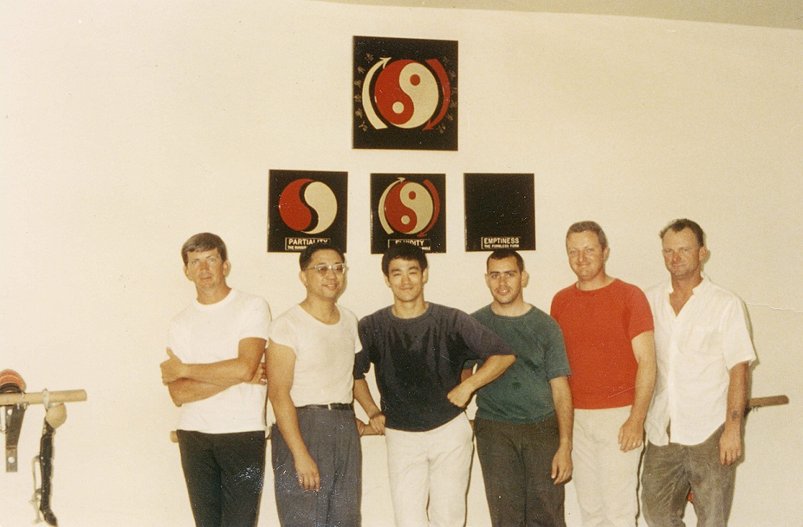 Jeet Kune Do plaques at the Jun Fan Gung Fu Institute in Los Angeles