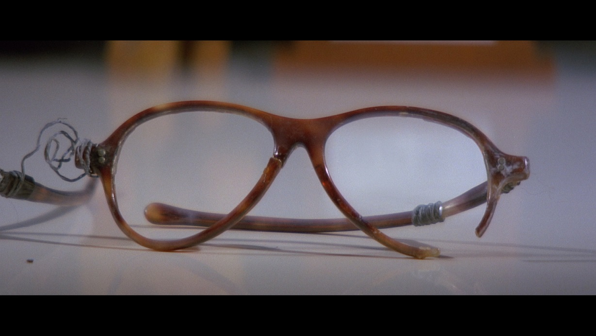 A pair of broken glasses that Bruce Lee used for self-motivation