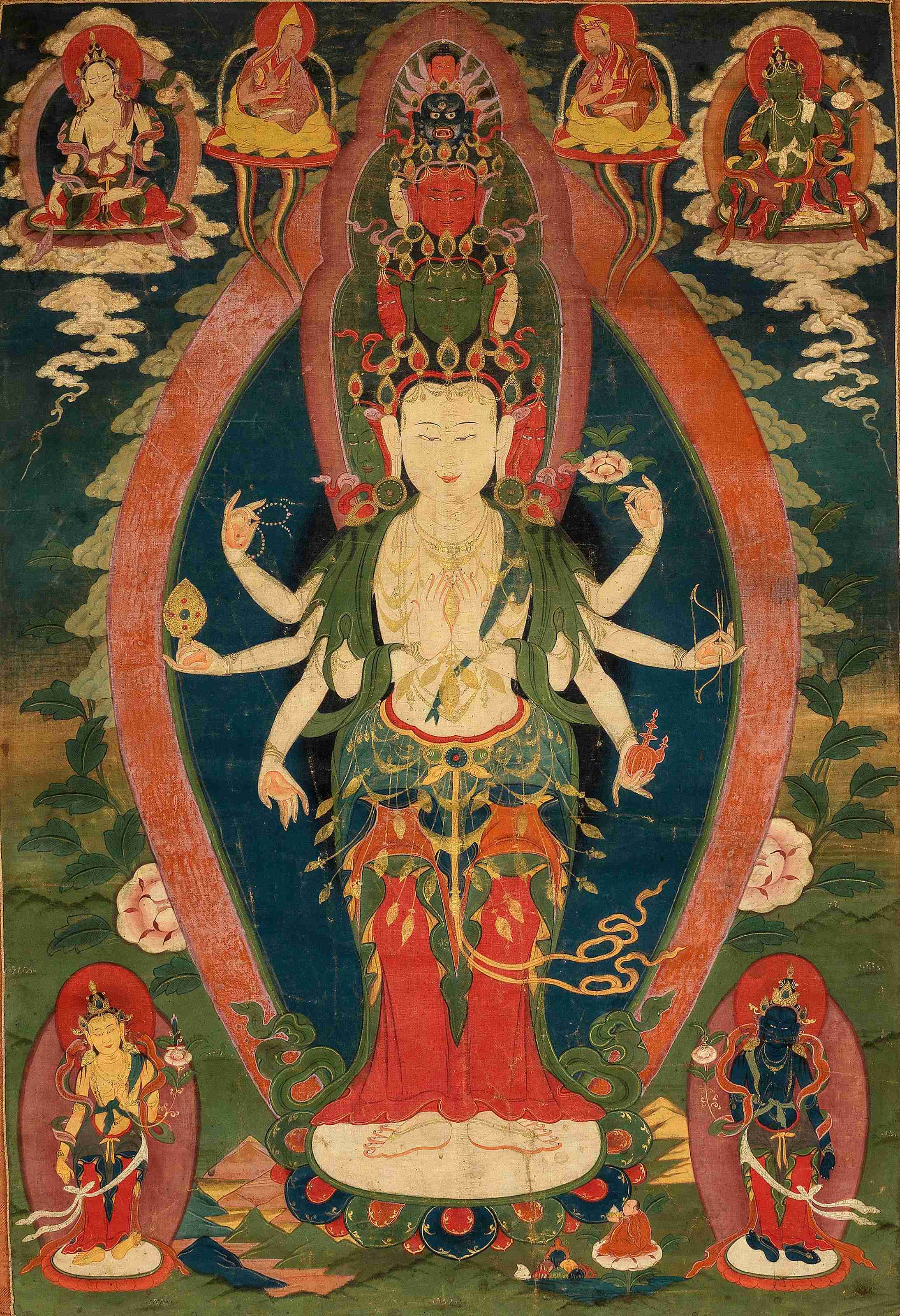 Eleven-faced Avalokiteśvara