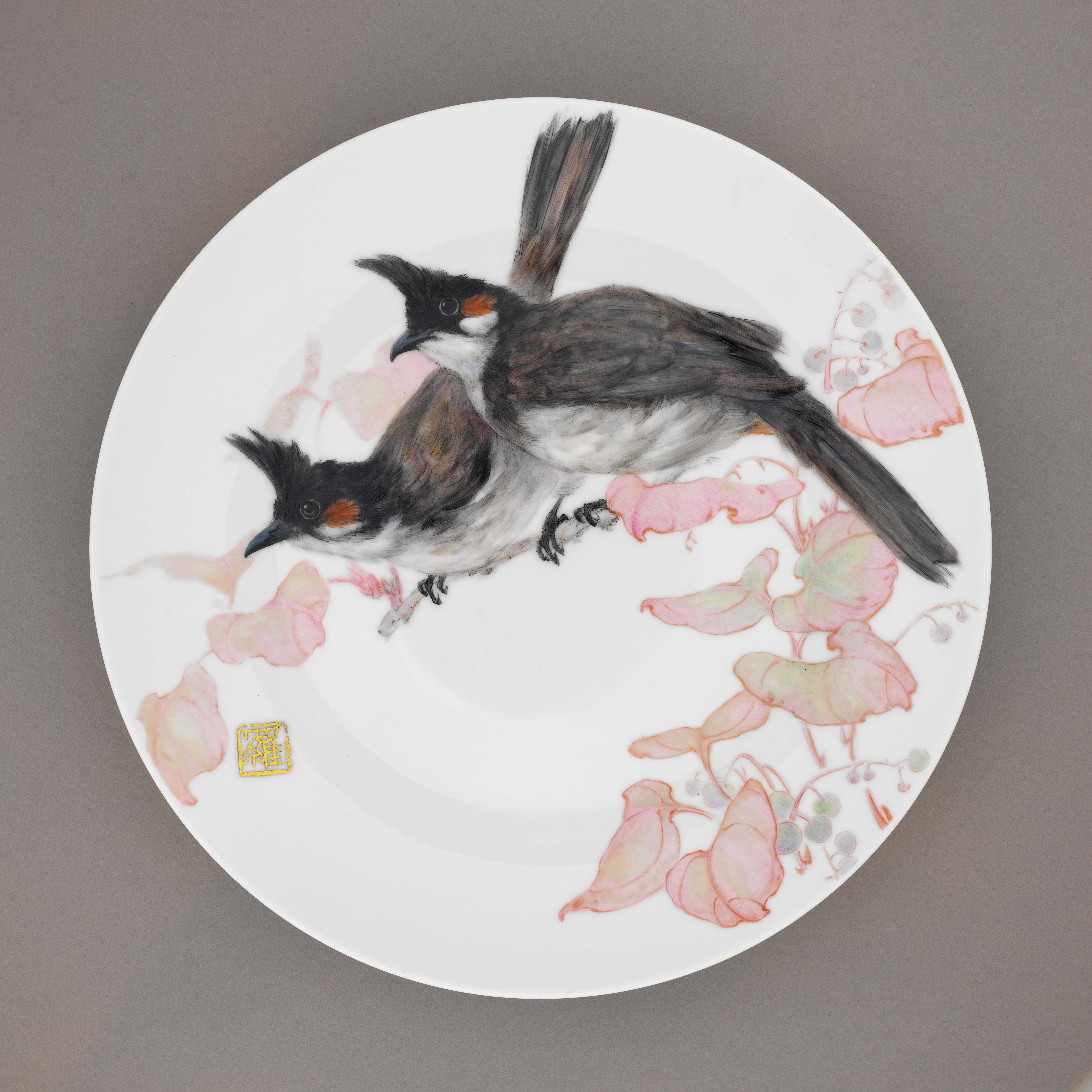 Red-whiskered Bulbul (from the series Porcelain Painting‧Birds of Hong Kong)