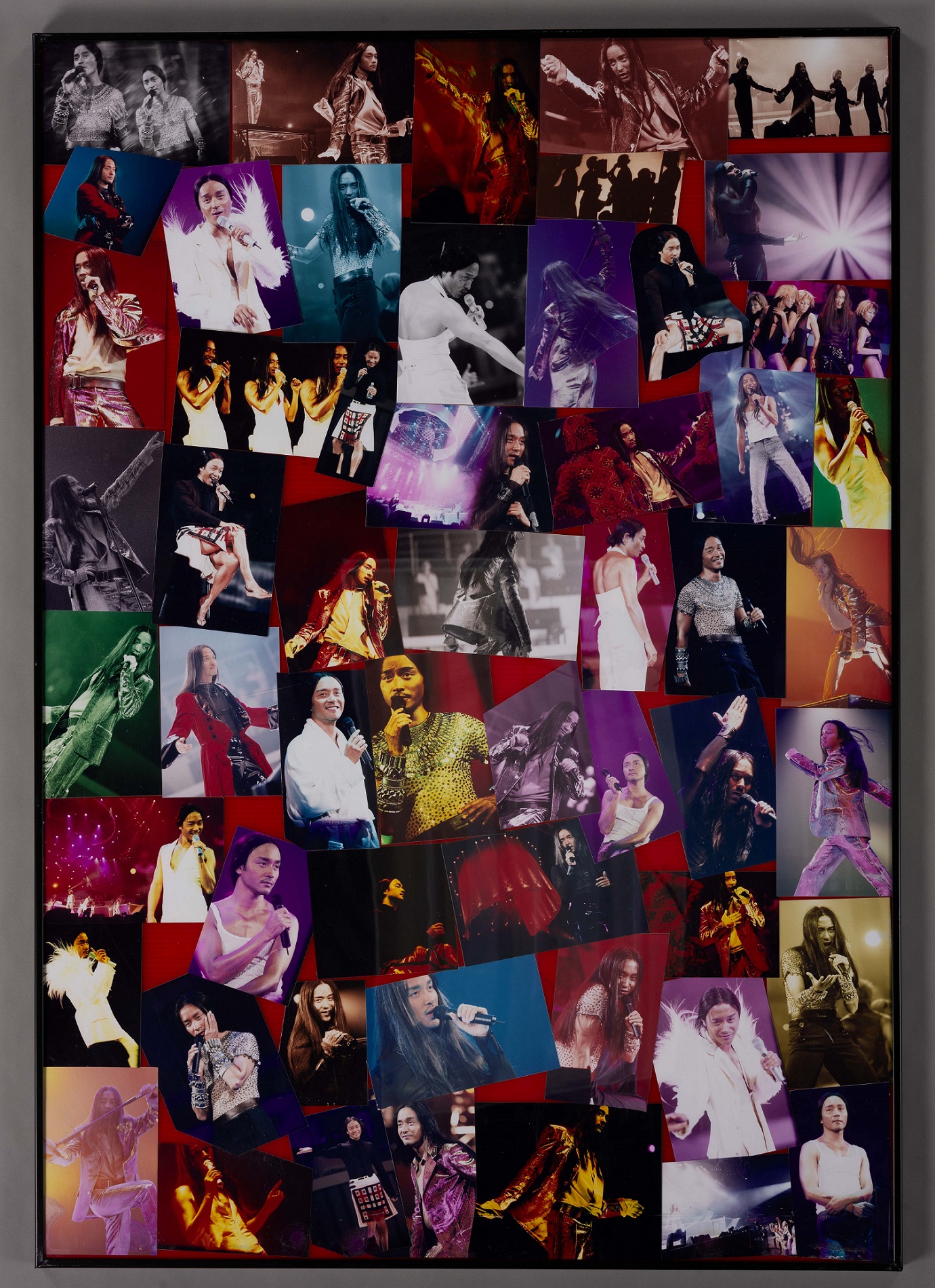 Photo collage of Passion Tour concert