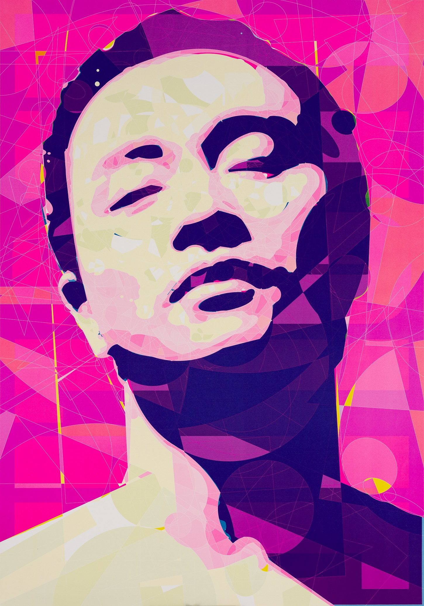 Memory of Leslie Cheung poster, one of the selected entries from Touch – Hong Kong International Poster Triennial 2017