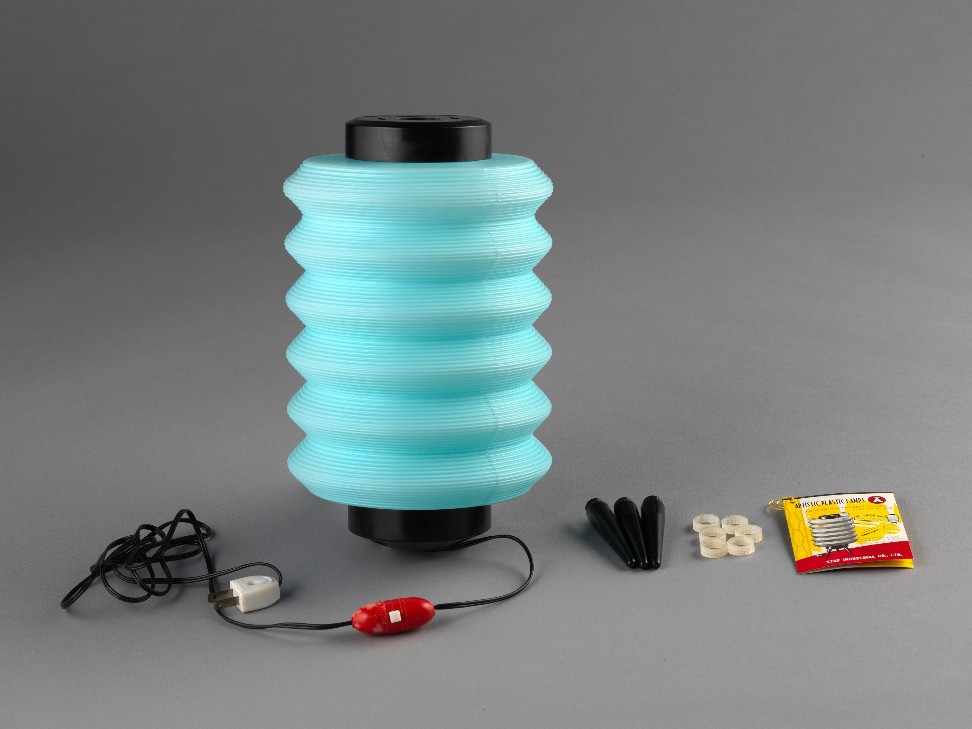 Red A brand artistic plastic lamp 1960s Donated by Mr Sham Heung-kuen