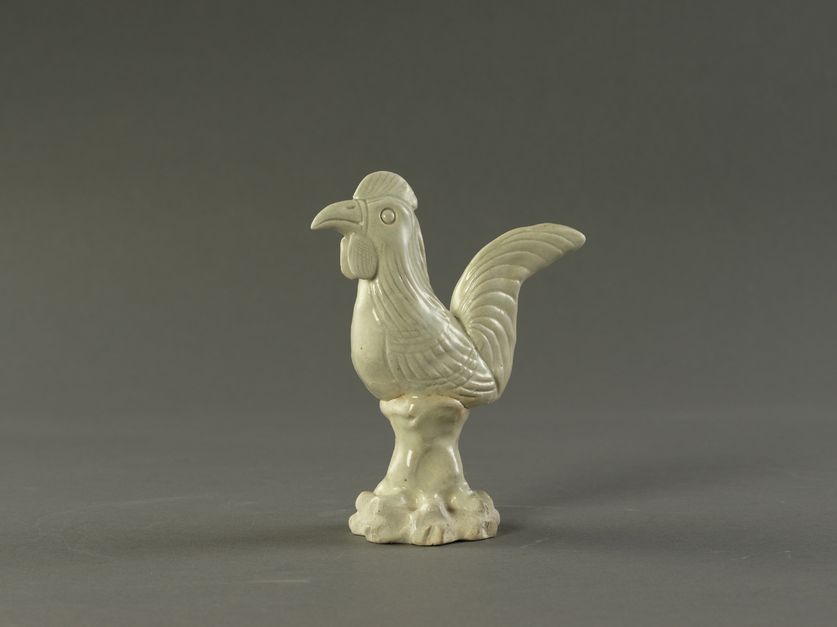 Rooster in qingbai glaze