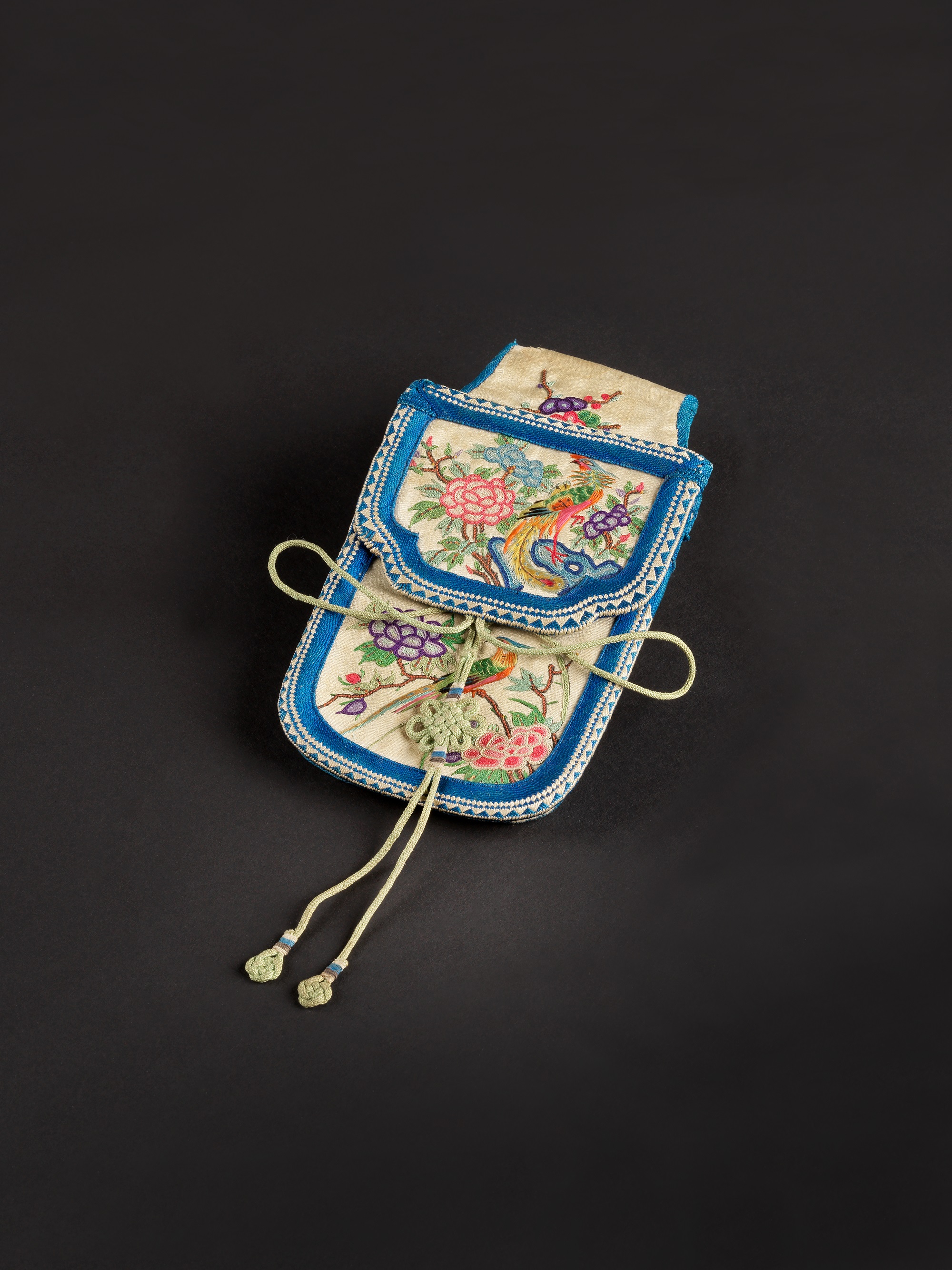 Embroidered purse